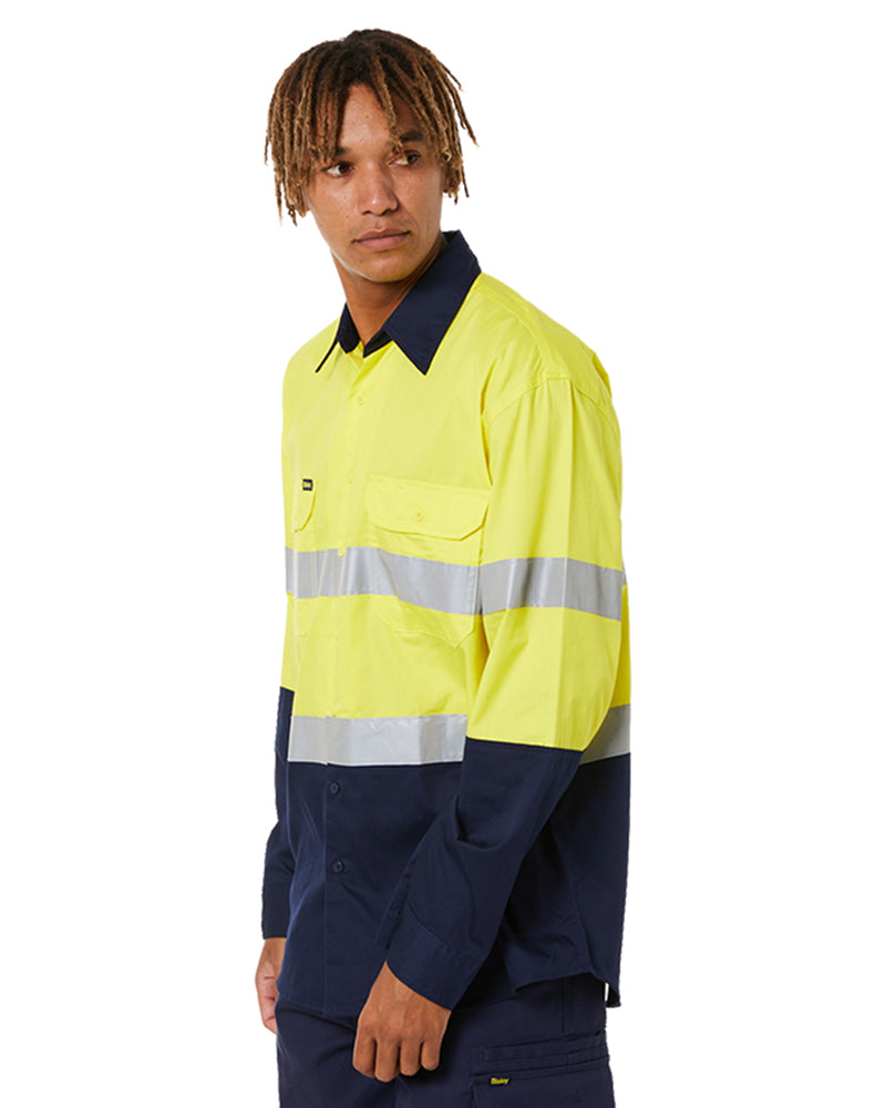 3M Taped Cool Lightweight Shirt LS - Yellow/Navy