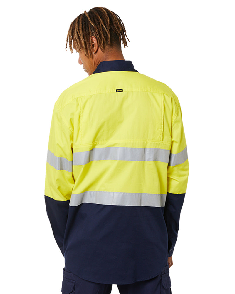 3M Taped Cool Lightweight Shirt LS - Yellow/Navy