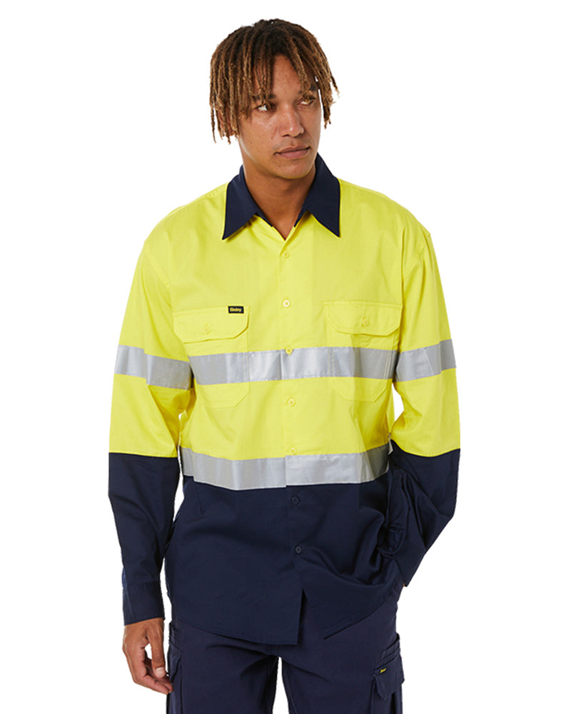 3M Taped Cool Lightweight Shirt LS - Yellow/Navy