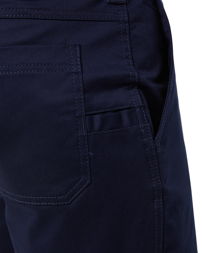 Stretch Cotton Short Short - Navy