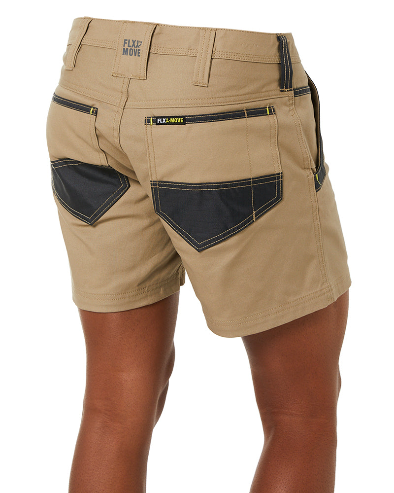 Flex and Move Short Shorts - Khaki