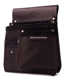 3 Pocket Nail Bag - Black