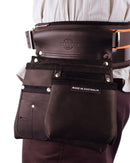 3 Pocket Nail Bag - Black