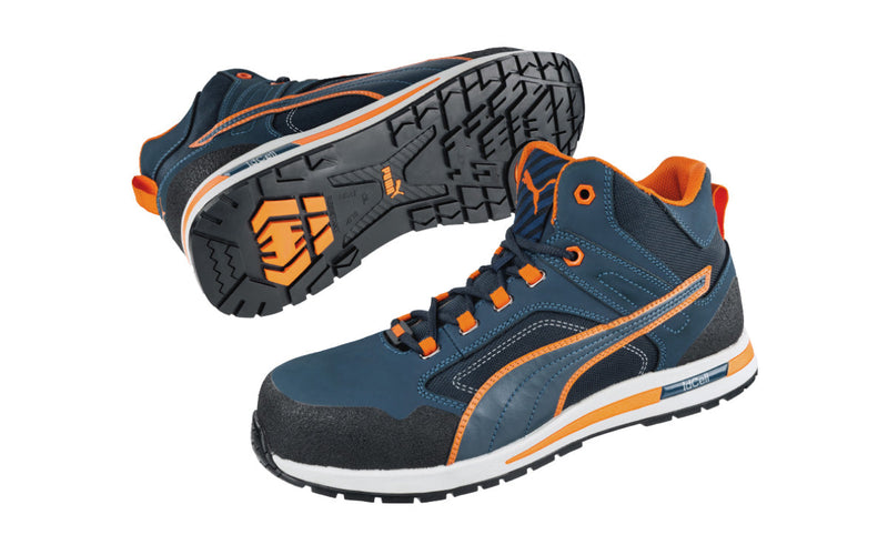 Puma Crosstwist Mid Safety Boot Blue Buy Online