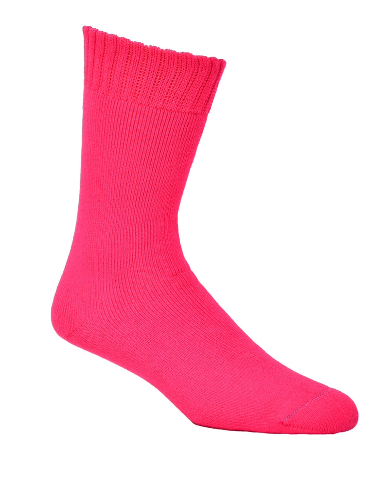 Bamboo Textiles Extra Thick Socks Unisex - Hot Pink