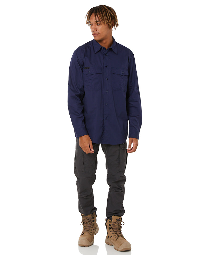 Workcool 2 Long Sleeve Shirt - Navy