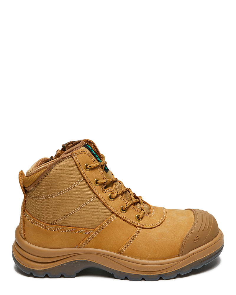 Womens Tradie Safety Boot - Wheat