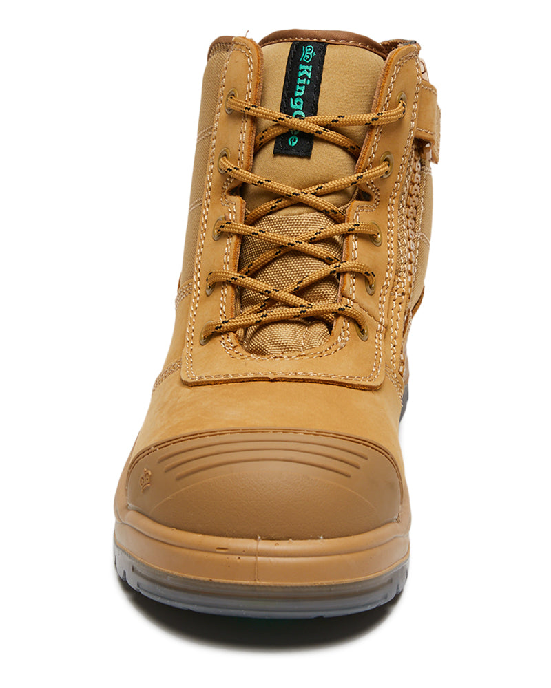 Womens Tradie Safety Boot - Wheat