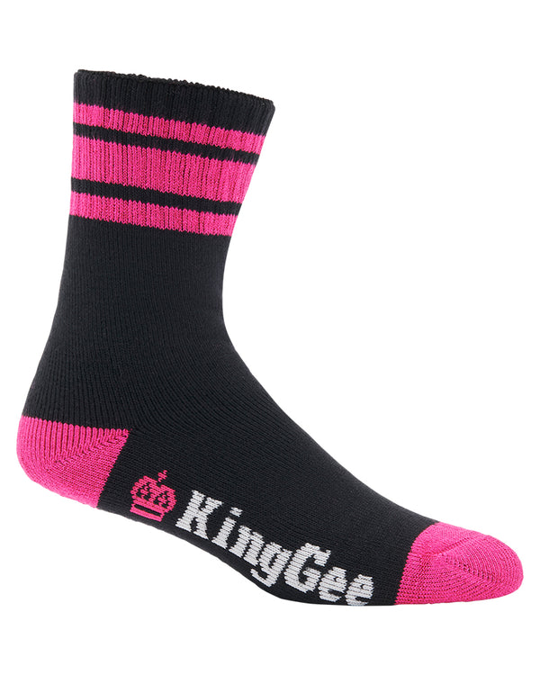 Bamboo Socks 3 pack - Black/Pink