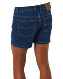 Denim Trucker Shorts - Denim