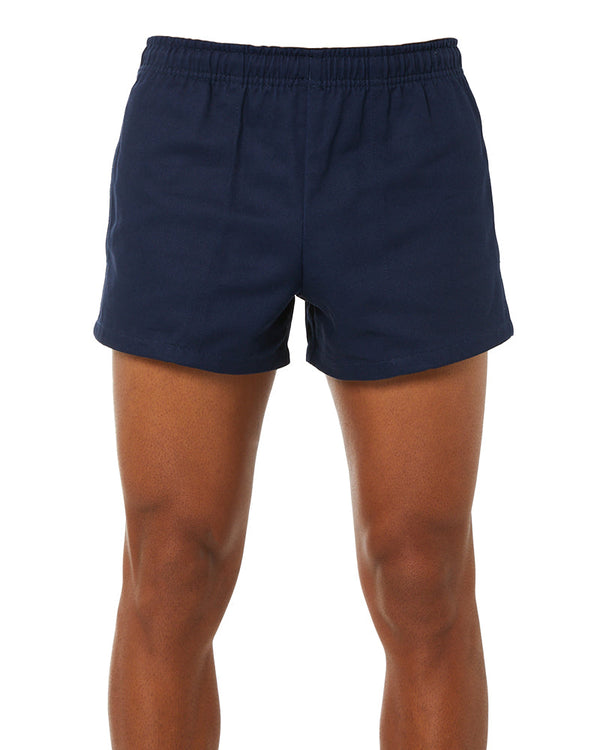 Elastic Waist Shorts - Navy