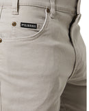 Cotton Stretch Jeans - Cement
