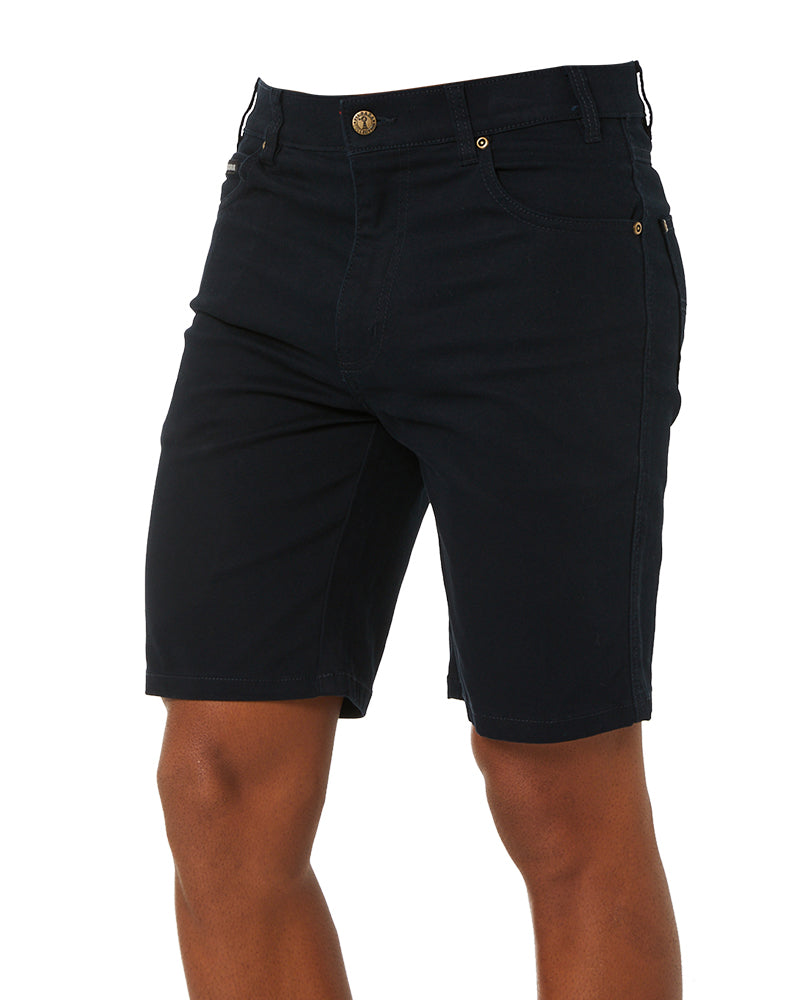 Cotton Stretch Jean Short - Ink Navy