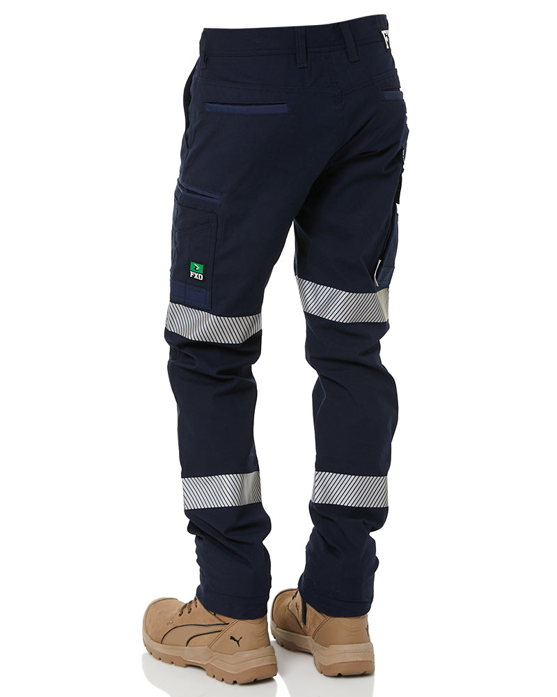 Taped Stretch Pants - Navy