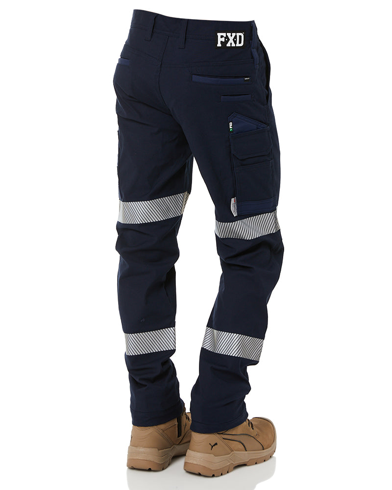 Taped Stretch Pants - Navy