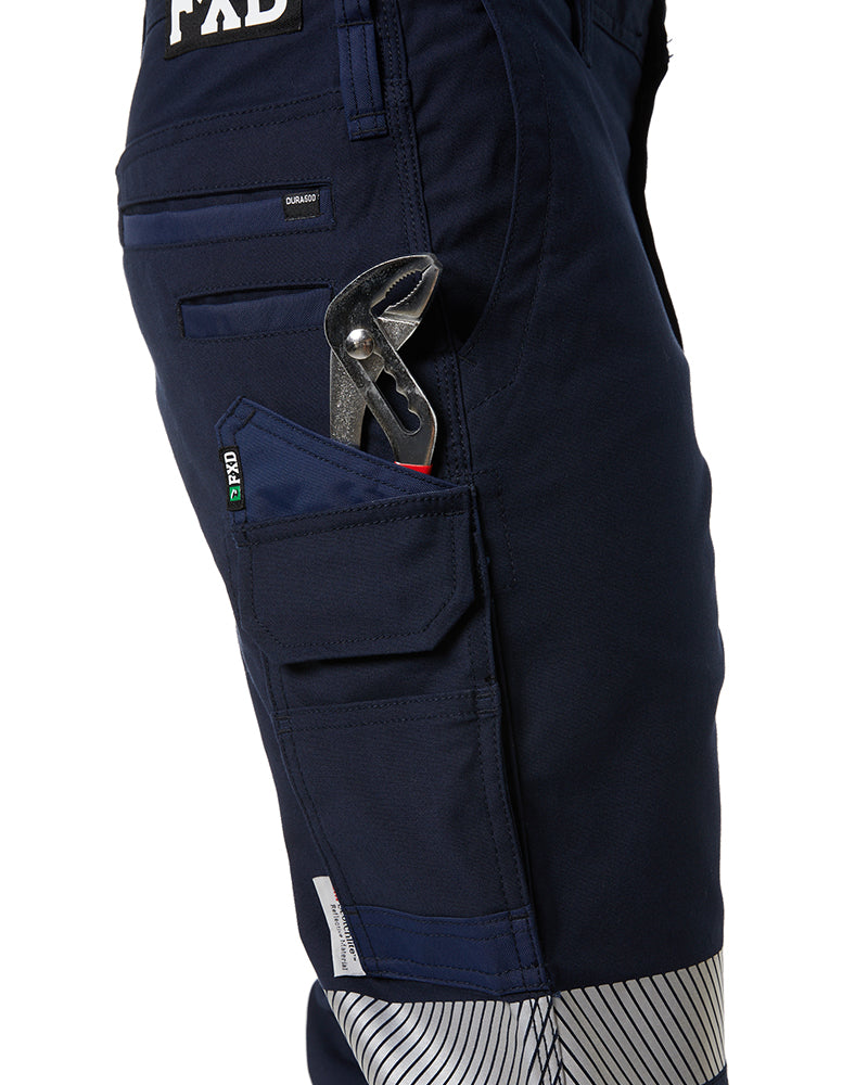 Taped Stretch Pants - Navy