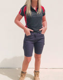 Womens Flex and Move Cargo Short - Navy