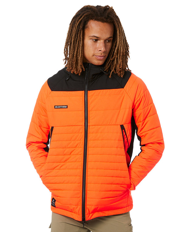 Performance Hi Vis Puffer Jacket - Orange