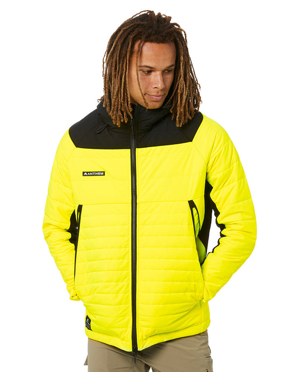 Performance Hi Vis Puffer Jacket - Yellow