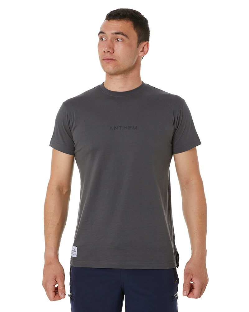 Word Mark Tee - Washed Black