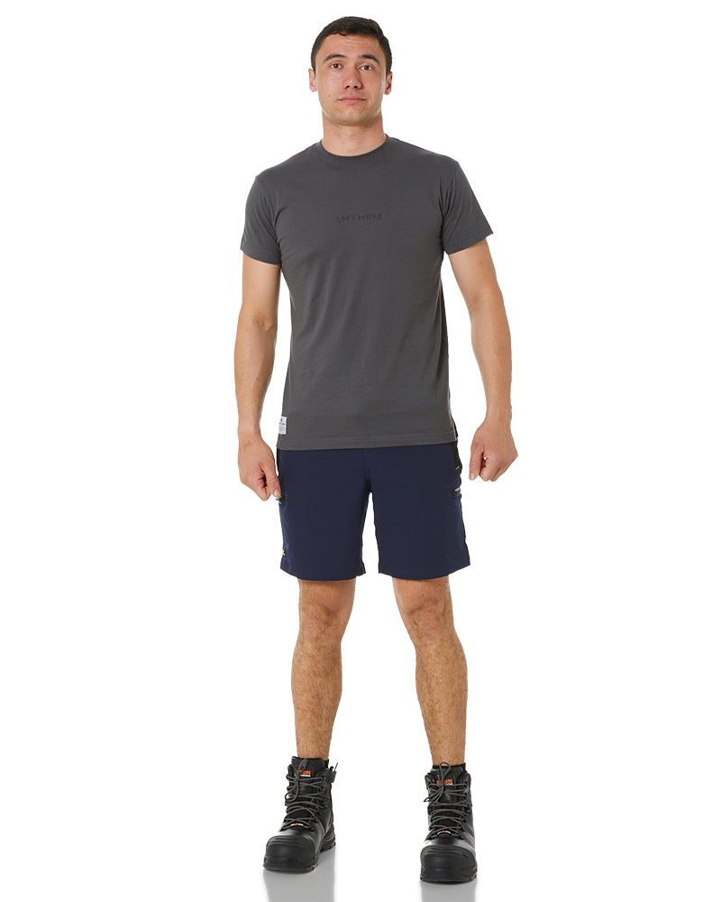 Word Mark Tee - Washed Black