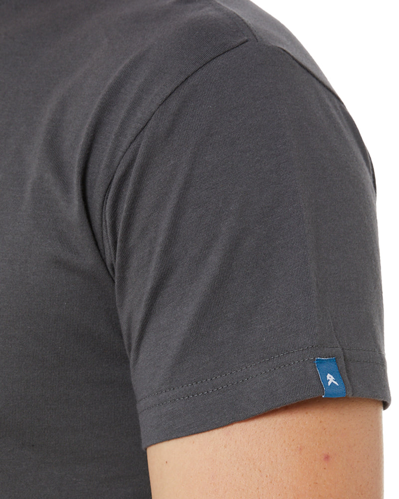 Word Mark Tee - Washed Black
