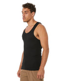 Bamboo Singlet - Black