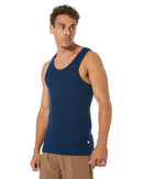 Bamboo Singlet - Navy