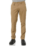 Stretch Cotton Drill Work Pants - Khaki