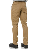 Stretch Cotton Drill Work Pants - Khaki