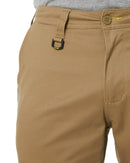 Stretch Cotton Drill Work Pants - Khaki