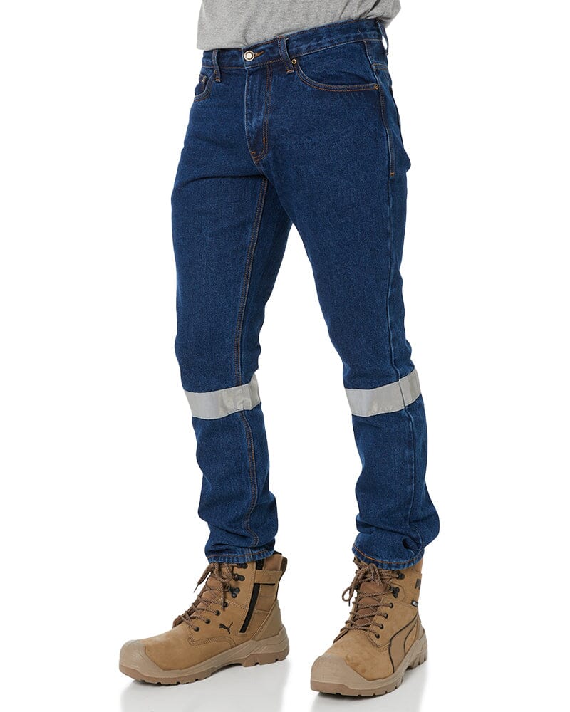 Taped Rough Rider Denim Jean - Navy