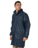 Stretch PU Rain Coat - Navy