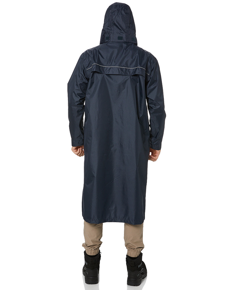 Long Rain Coat - Navy