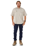 Stretch Cotton Drill Work Pants - Navy