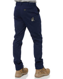Stretch Cotton Drill Work Pants - Navy