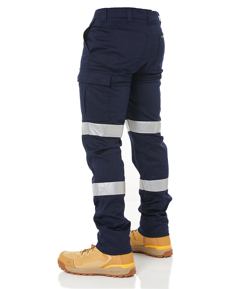 Taped Biomotion Recycled Cargo Work Pant - Navy