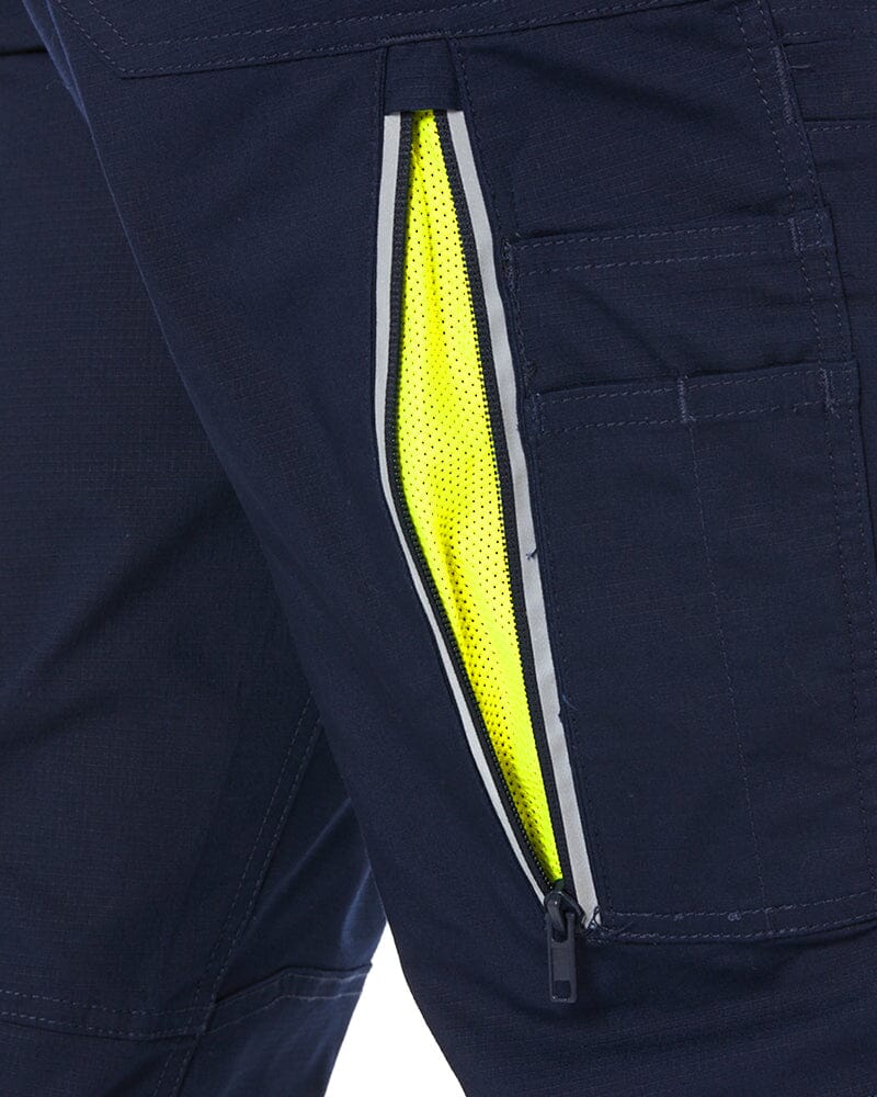 X Airflow Taped Stretch Ripstop Vented Cargo Pant - Navy/Yellow