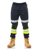 Taped Biomotion Track Pants - Yellow/Navy