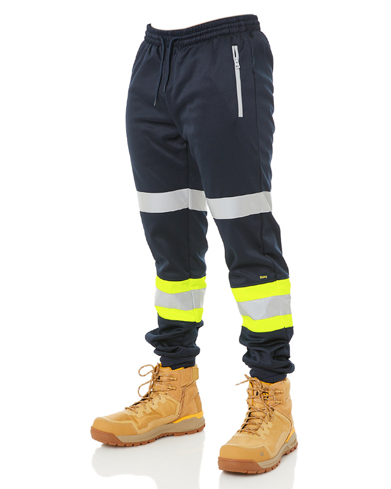 Taped Biomotion Track Pants - Yellow/Navy