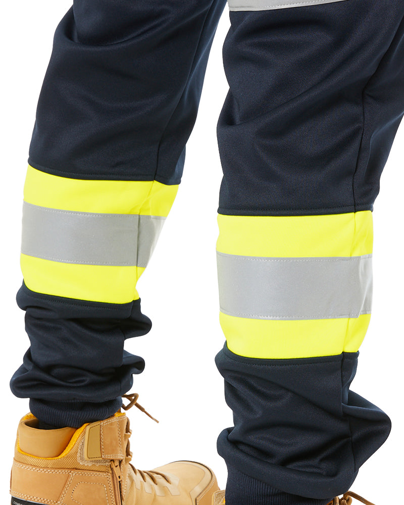 Taped Biomotion Track Pants - Yellow/Navy