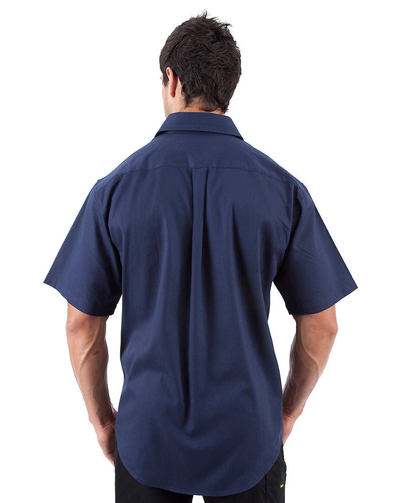 Original Cotton Drill SS Shirt - Navy