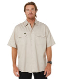 Cool Lightweight Drill Shirt SS - Sand