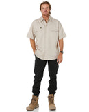 Cool Lightweight Drill Shirt SS - Sand