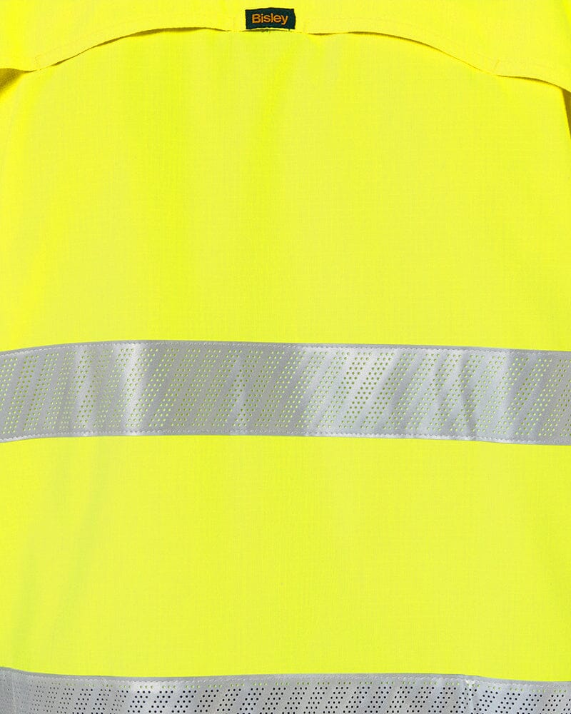 X Airflow Hi Vis Taped Stretch Ripstop Shirt  - Yellow/Navy