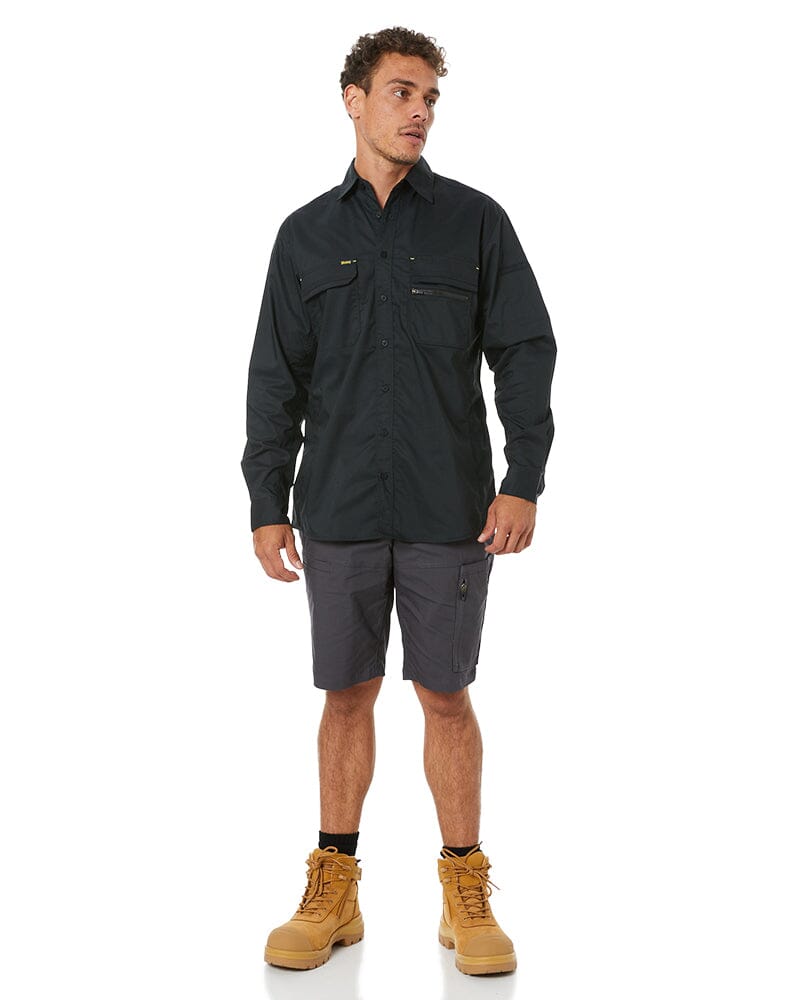 X Airflow Stretch Ripstop Vented Cargo Short - Charcoal