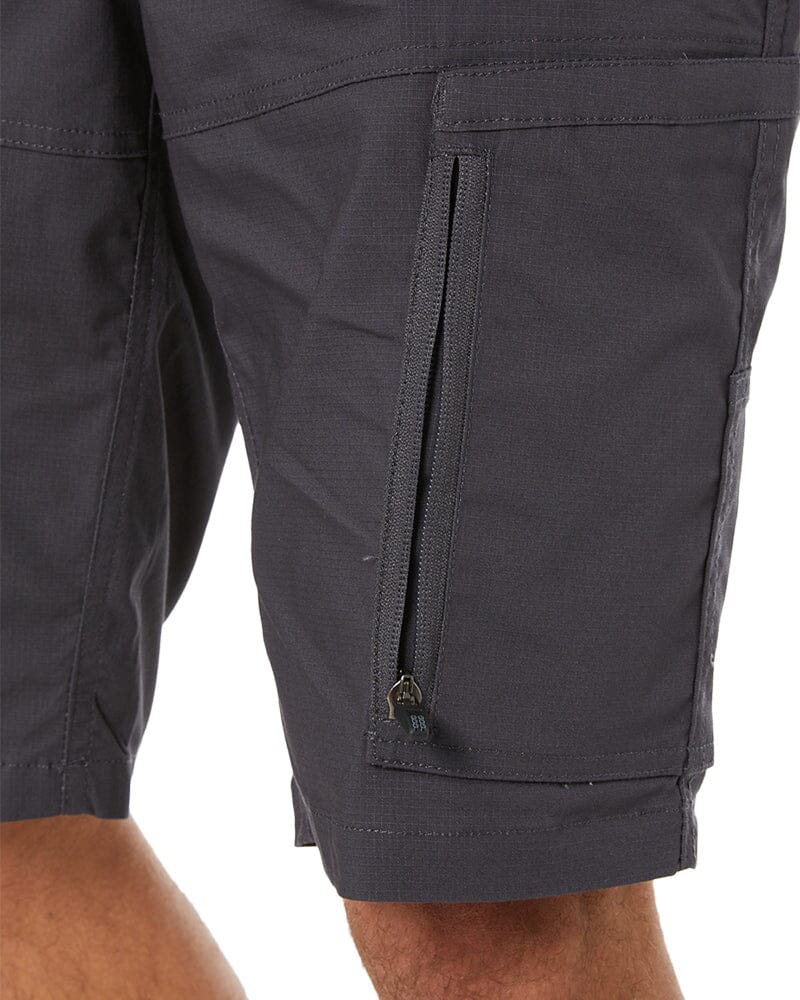 X Airflow Stretch Ripstop Vented Cargo Short - Charcoal