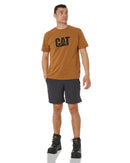 Flex and Move Tradie 4 Way Stretch Elastic Waist Cargo Short - Charcoal