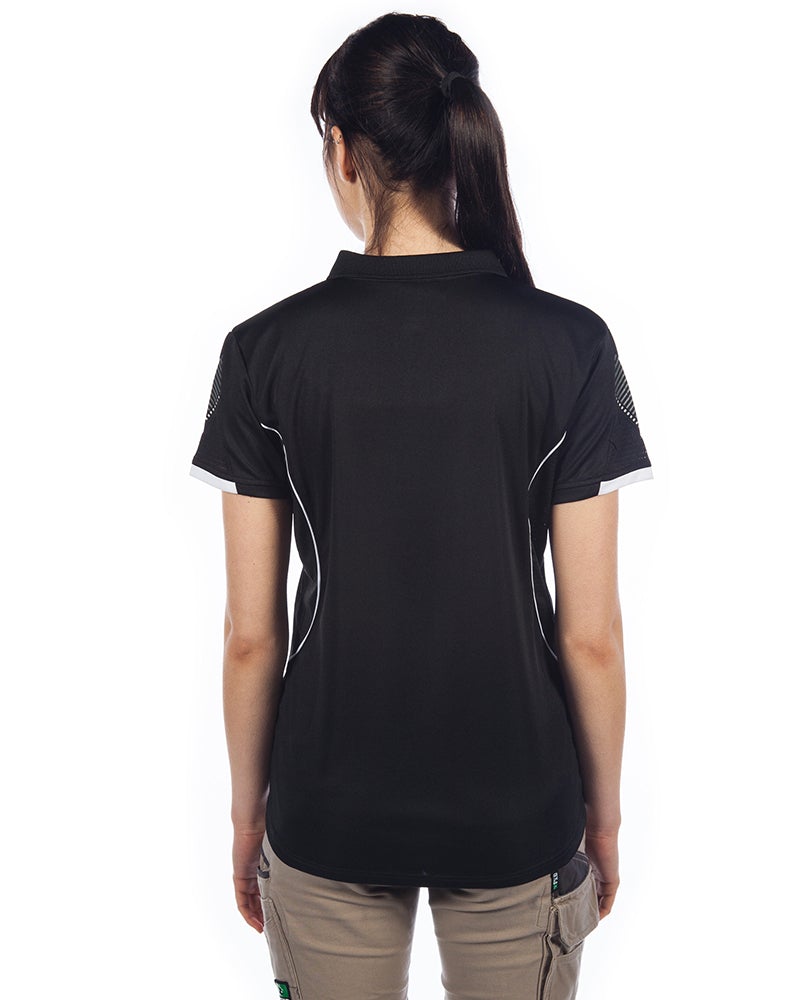 Razor Ladies Polo - Black/White