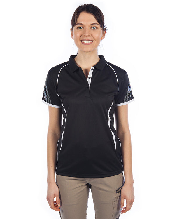 Razor Ladies Polo - Black/White